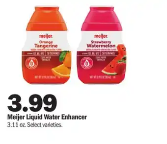 Meijer Meijer liquid water enhancer offer