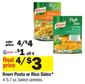Meijer Knorr pasta or rice sides offer