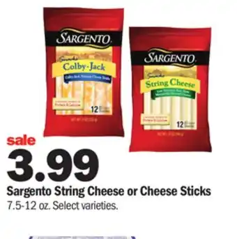 Meijer Sargento string cheese or cheese sticks offer