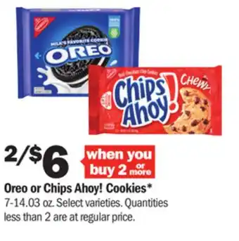 Meijer Oreo or chips ahoy! cookies offer