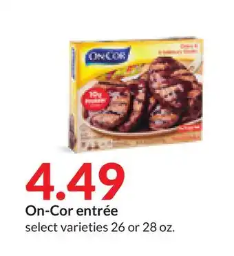 Hy-Vee On-cor entrée offer
