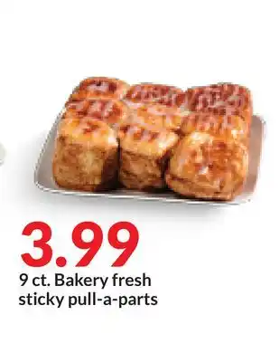 Hy-Vee 9 ct. bakery fresh sticky pull-a-parts offer