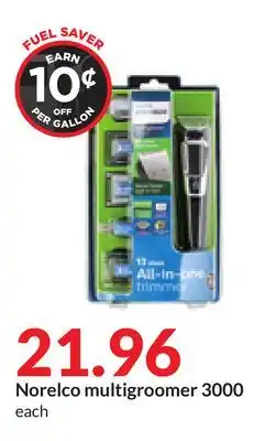 Hy-Vee Norelco multigroomer 3000 offer
