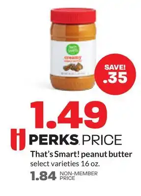 Hy-Vee That's smart! peanut butter offer