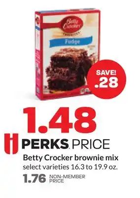 Hy-Vee Betty crocker brownie mix offer