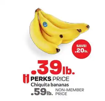 Hy-Vee Chiquita bananas offer