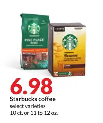 Hy-Vee Starbucks coffee offer