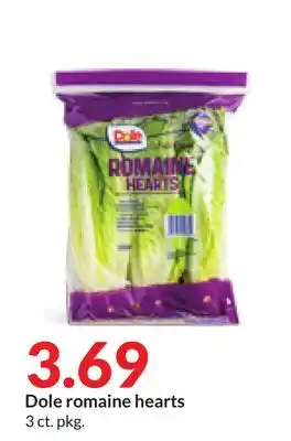Hy-Vee Dole romaine hearts offer
