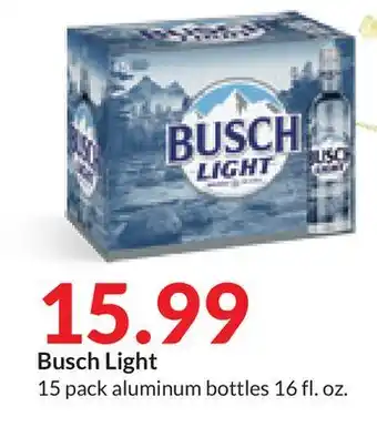 Hy-Vee Busch light offer