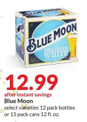 Hy-Vee Blue moon offer