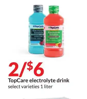 Hy-Vee Topcare electrolyte drink offer