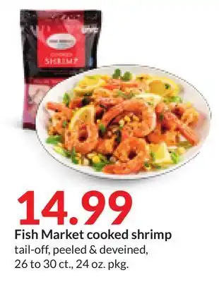 Hy-Vee Fish market cooked shrimp offer