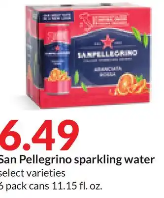 Hy-Vee San pellegrino sparkling water offer