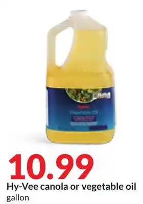 Hy-Vee Hy-vee canola or vegetable oil offer