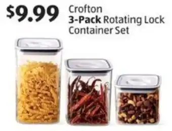 Aldi Crofton 3-Pack Rotating Lock Container Set offer