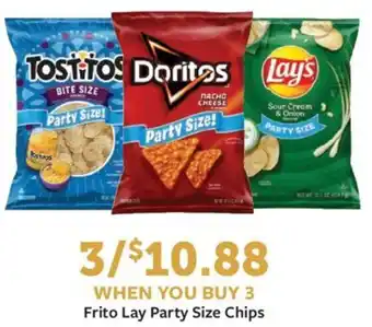 Fareway Frito Lay Party Size Chips offer
