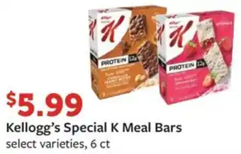Fareway Kellogg's Special K Meal Bars offer
