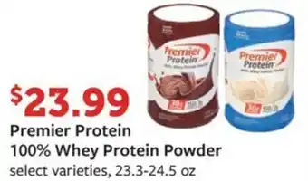Fareway Premier Protein 100% Whey Protein Powder offer