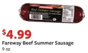 Fareway Fareway Beef Summer Sausage offer