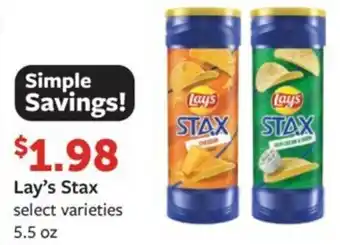 Fareway Lay's Stax offer