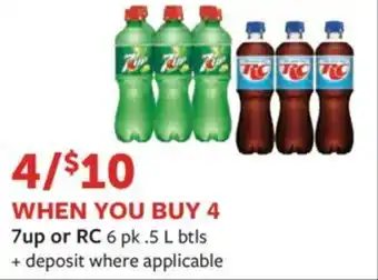 Fareway 7up or RC offer