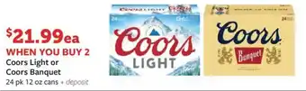 Fareway Coors Light or Coors Banquet offer