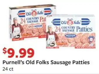 Fareway Purnell's Old Folks Sausage Patties offer