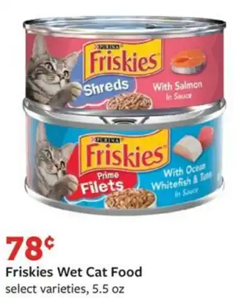 Fareway Friskies Wet Cat Food offer