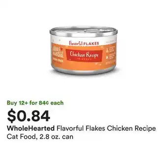 Petco Flavorful flakes chicken recipe cat food, 2.8 oz. can offer