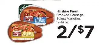 Food 4 Less Hillshire farm smoked sausage offer