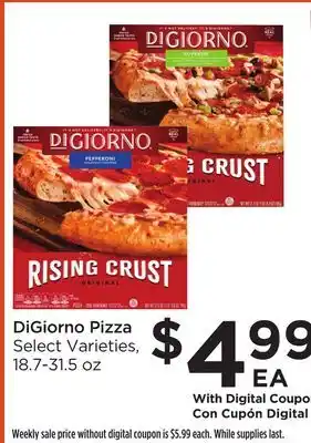 Food 4 Less Digiorno pizza offer