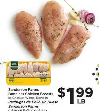 Food 4 Less Sanderson farms boneless chicken breasts offer