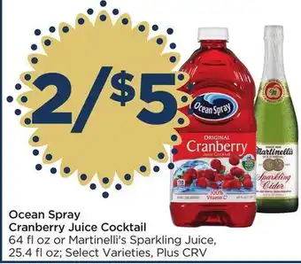 Food 4 Less Ocean spray cranberry juice cocktail offer