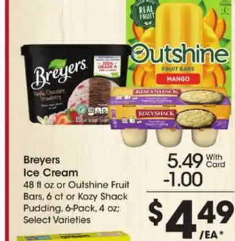 Ralphs Breyers ice cream offer