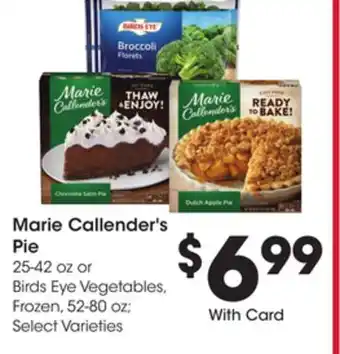 Ralphs Marie callender's pie offer