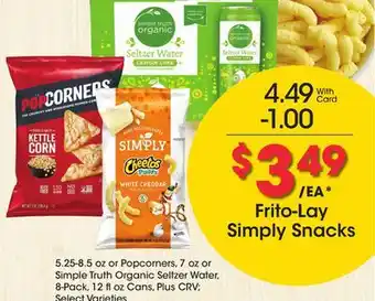 Ralphs Frito-lay simply snacks offer