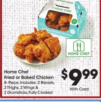 Ralphs Home chef fried or baked chicken offer
