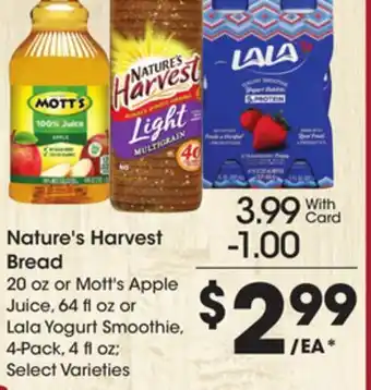 Ralphs Nature's harvest bread offer