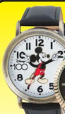 Big 5 Disney adult 100th anniversary antique mickey mouse moving hands watch offer