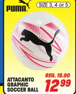 Big 5 Puma attacanto graphic soccer ball offer