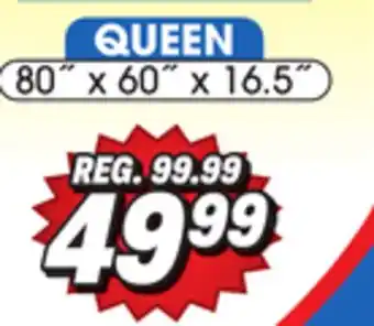 Big 5 Intex queen 16.5 deluxe dura-beam pillow rest airbed with built-in electric pump offer