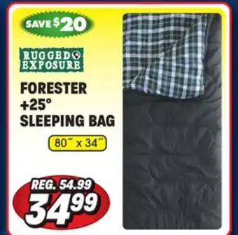 Big 5 Rugged exposure forester +25° sleeping bag offer