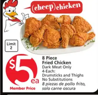 Vons 8 piece fried chicken offer
