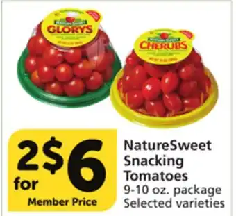 Vons Naturesweet snacking tomatoes offer