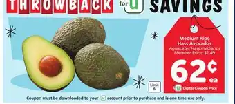 Vons Medium ripe hass avocados offer