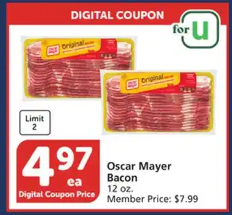 Vons Oscar mayer bacon offer
