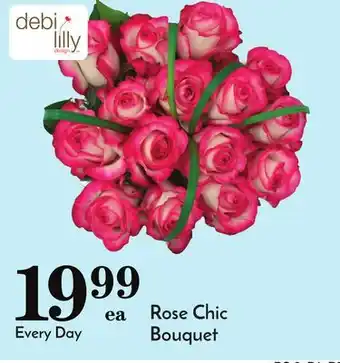 Pavilions Rose chic bouquet offer