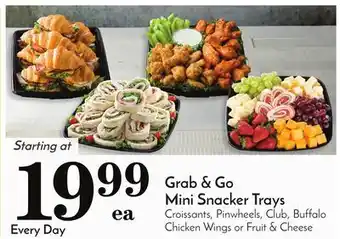 Pavilions Grab & go mini snacker trays offer