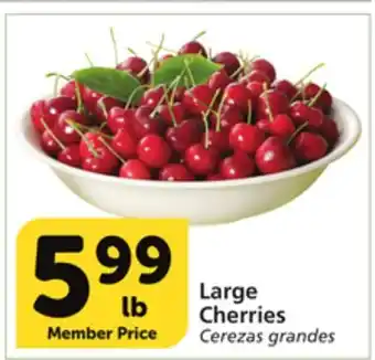 Albertsons Large cherries offer