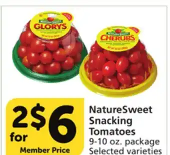 Albertsons Naturesweet snacking tomatoes offer